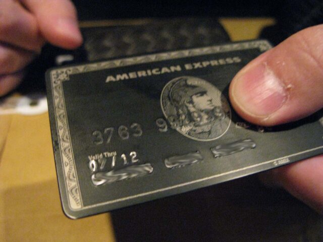 Carta American Express Black