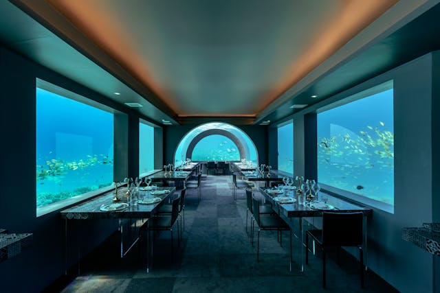 Gastronomia subacquea: ristoranti sottomarini e cucina gourmet alle Maldive